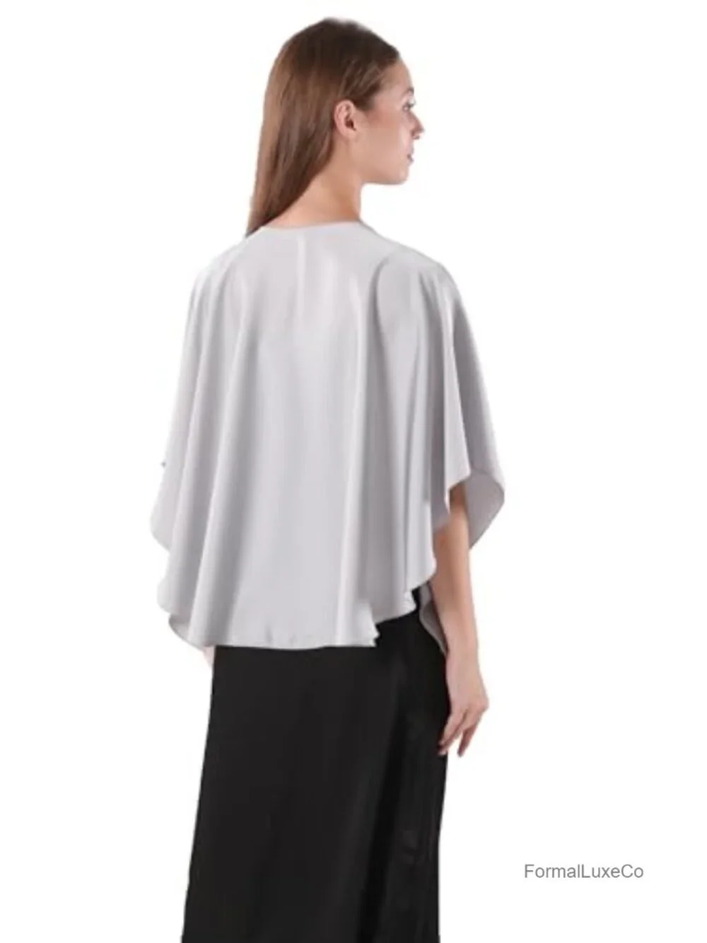 Womens Shawl Wrap Evening Dress Stain Party Scarf Bridal Cover Up